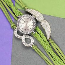 Green Bracelet Design Analog Watch For Women