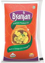 Byanjan Mustard Oil (Pouch), 1ltr
