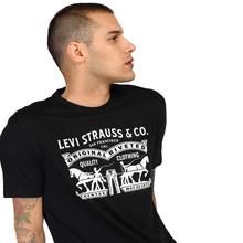 Levi’s Black Printed Regular Fit Round Neck T-shirt