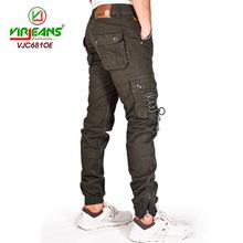 Virjeans Cotton Box Joggers (Zipper Bottom) (VJC 681) Olive