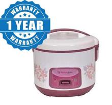 Homeglory HG-RC2008 Divine 2.8Ltr Drum Rice Cooker - White With Red Flowers