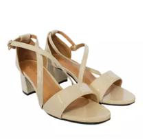 Ankle Strap Block Heel Shoes For Women