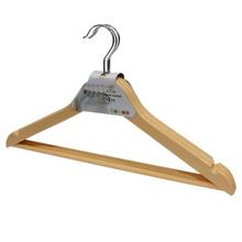 Cream Solid Plastic Hanger Set -3Pcs