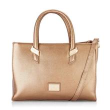 Caprese Joe Satchel Small Metallic Bronze