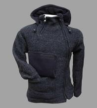 Black Woolen Jacket For Men Winter-Wear