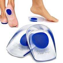 Unisex Silicone Gel Heel Pad Protector Insole Cups For Heel Swelling Pain Relief Foot Care Support Cushion Shock Absorbing Clinically Proven