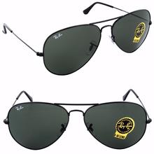 Ray-Ban Aviator Classic Black Sunglasses With Box