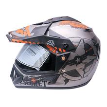 Vega Secret OFF Road Dual Visor Helmet - White Black