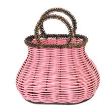 Pink Plastic Flower Basket