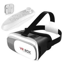 Combo Of VR Box + Earphone And Gaming Remote