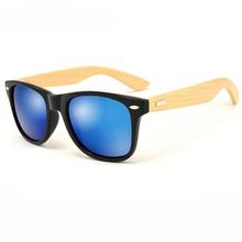 2019 New Fashion Brand Design Wood Men Bamboo Sunglasses