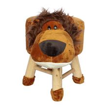 Brown Lion Ottoman