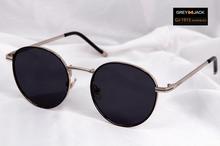 GREY JACK Golden Frame Metal Round unisex Sunglasses