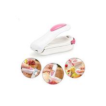 Mini Portable Handy Plastic Bag Sealer Sealing Machine - (White/Pink)