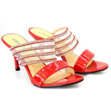 Red Ornella Heel Sandals For Women