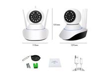 2 MP 1080P Wireless Wifi Smart IP Camera Home Security Surveillance System CCTV Cam Baby Monitor Motion Detection IR Night Light 3 Antennas with RJ45 Network Port