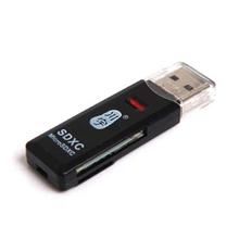 C296 USB 2.0 Micro SDXC SD TF Memory Card Reader Mini Adapter
