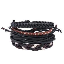 Bracelets & Bangles mens leather bracelets 2019 Pulseira