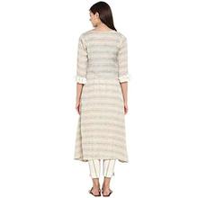 Janasya Women's Multicolor Cotton Printed A-Line Kurta