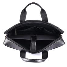 Hammonds Flycatcher Black Genuine Leather Bag For 13 inch Laptop