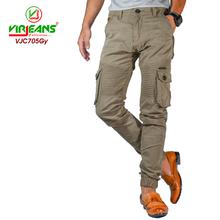 Virjeans Cotton Twill Stretchable (Cargo) Box Joggers Pant (VJC 705)