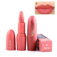 2018 New Lipsticks For Women Sexy Brand Lips Color Cosmetics Waterproof Long Lasting Miss Rose Nude Lipstick Matte Makeup