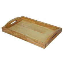 Brown Wooden Tray (12" x 8")