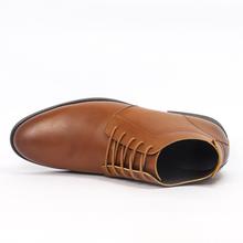 Caliber Shoes Tan Brown Lace Up Lifestyle Boots For Men - ( 273 C)