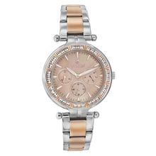 Titan Round Analog Rose Gold Dial Ladies Watch-9965KM01