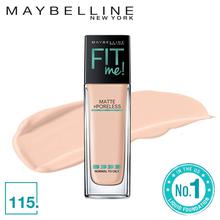 Maybelline New York Fit Me Matte+Poreless Liquid Foundation 115 Ivory 30ml