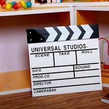 Professional Wooden Movie Board-Black/White