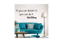 Walt Disney Quote Home Decor Art Wall Sticker