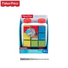 Fisher-Price Pull-Along Activity Blocks, Toy Wagon for Babies