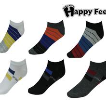 Pack of 6 Pairs of Sports Ankle Socks (1004)