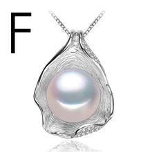 FENASY charm Shell design Pearl Jewelry,Pearl Necklace Pendant,925 sterling silver jewelry ,fashion necklaces for women 2018 new