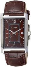 Titan Analog Brown Dial Men's Watch-1697SL02