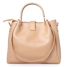 Speed X Fashion Women's Leather Handbag(Cream)