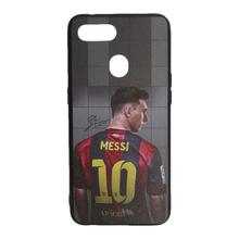 Multicolored Messi 10 Printed Mobile Back Cover For Oppo F9