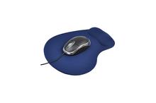 Mouse Pad With Gel ( Blue )