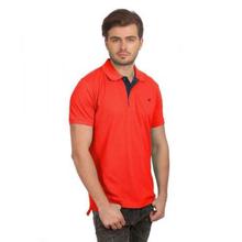 Red Polo Neck Tshirt - (TMF1100)