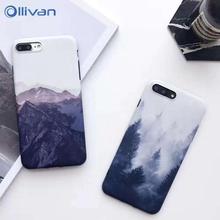 OLLIVAN Case For iPhone 6 plus Cover Silicone Landscape Scenery TPU