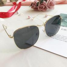 Fashion Metal Frame Yellow Sunglasses Ocean Pilot Sunglasses