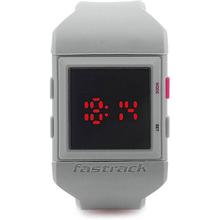 Fastrack 38012PP02 Digital Grey Strap Watch For Men - Grey