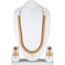 Sukkhi Glimmery Gold Plated Necklace Set for Women