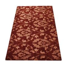 Terracotta Printed Hand Made Nepali Woolen Flooring Rug 100 Knot - 0213