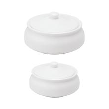 Ariane Fine Porcelain Handi Bowl with Lid (1500 ml)-1 Pc