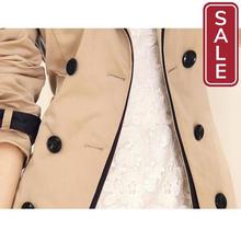 SALE- Spring and Autumn new women's trench coat Korean