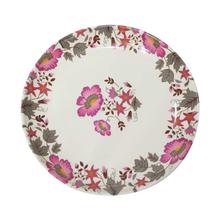 Pink/White Melamine Floral Plate