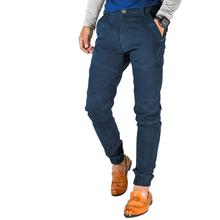 Virjeans Stretchy Ripped Design Biker Cotton Joggers (VJC 706) Blue