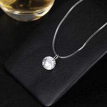 Crystal Necklace Pendant Female Short Gold Chain Necklace